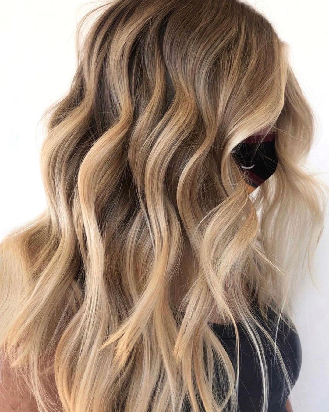 Balayage caramelo claro